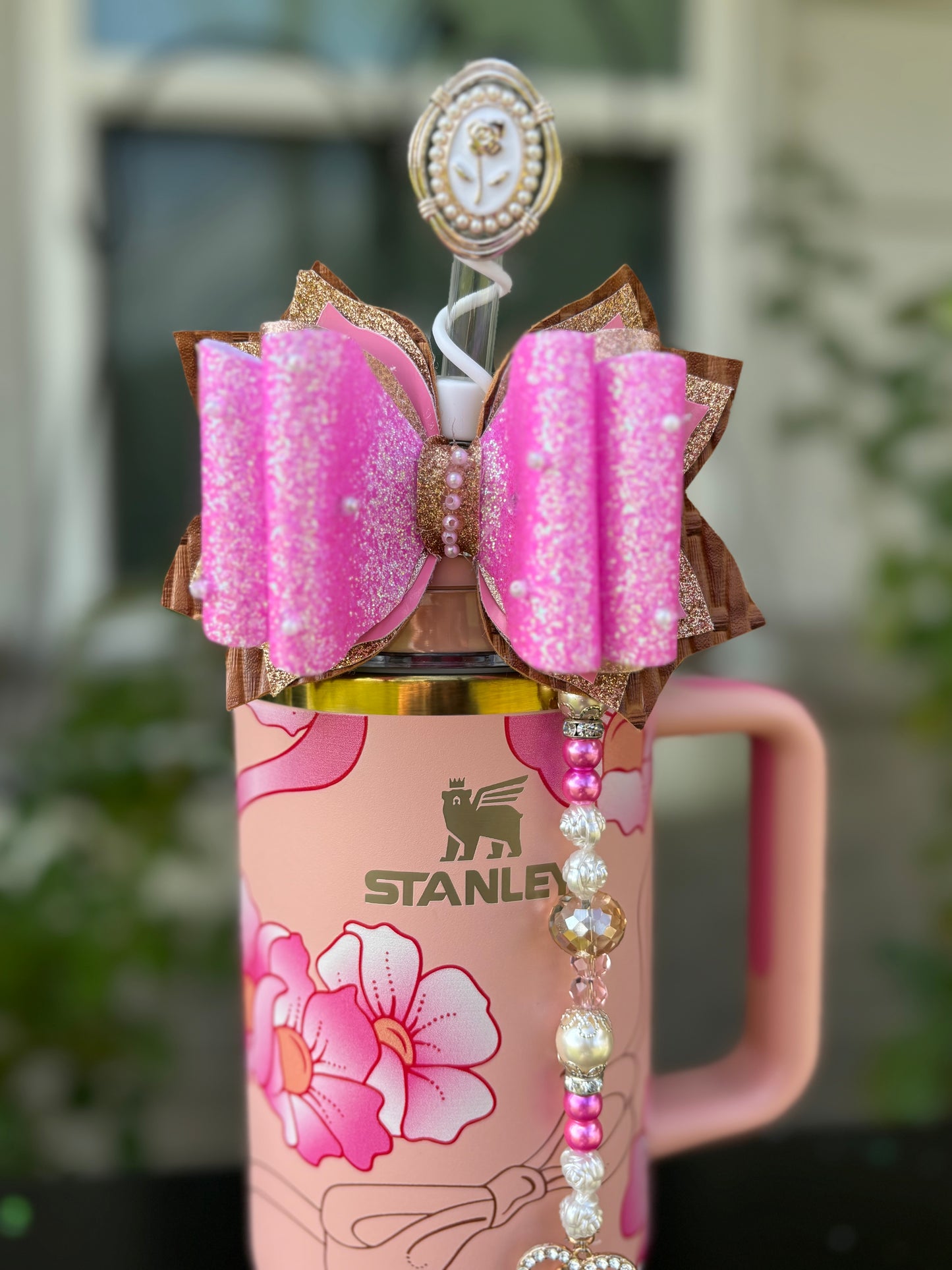 Barbie Peaches and Cream Stanley Bow Set
