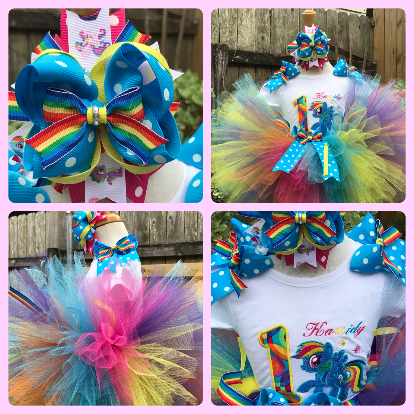 Rainbow DashTutu Set