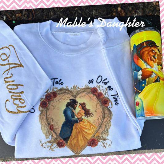 Beauty and the Beast Tumbler Set