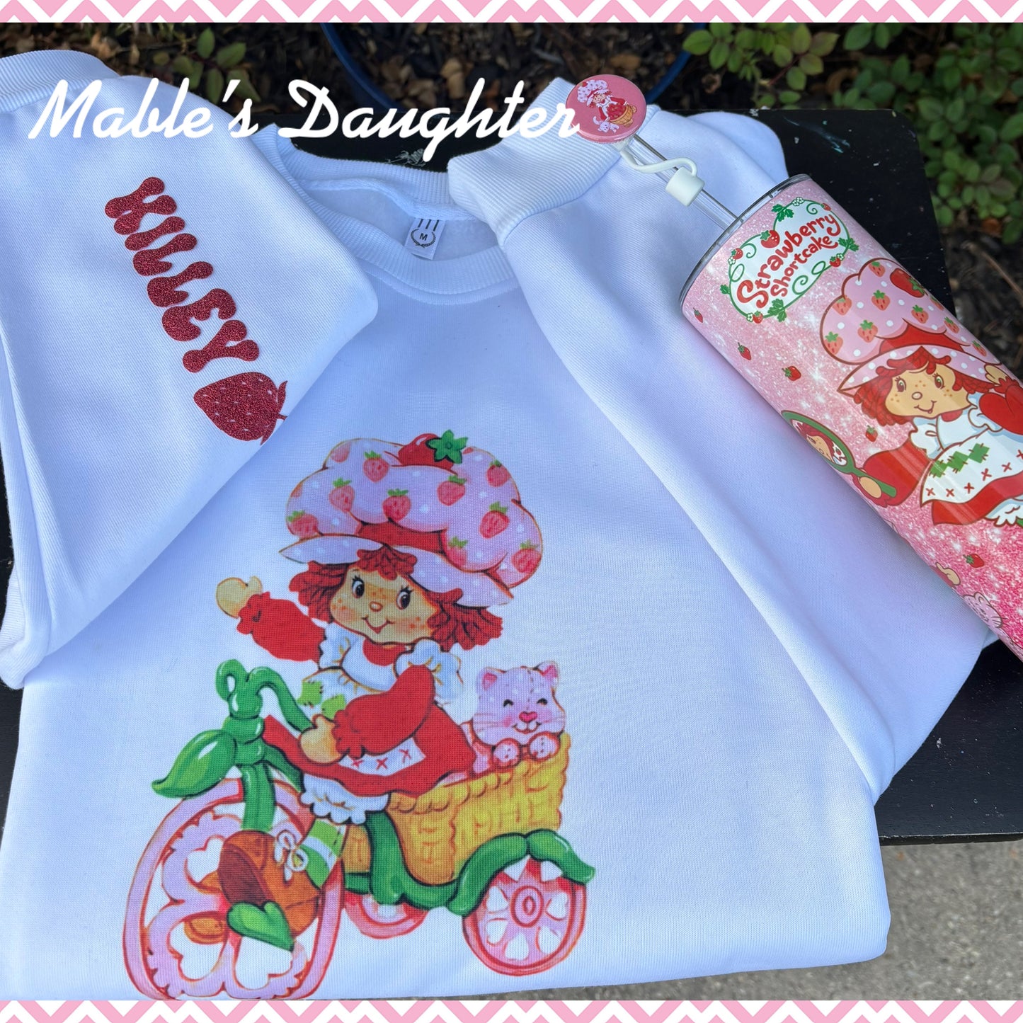 Strawberry Shortcake Vintage Shirt and Tumbler Set