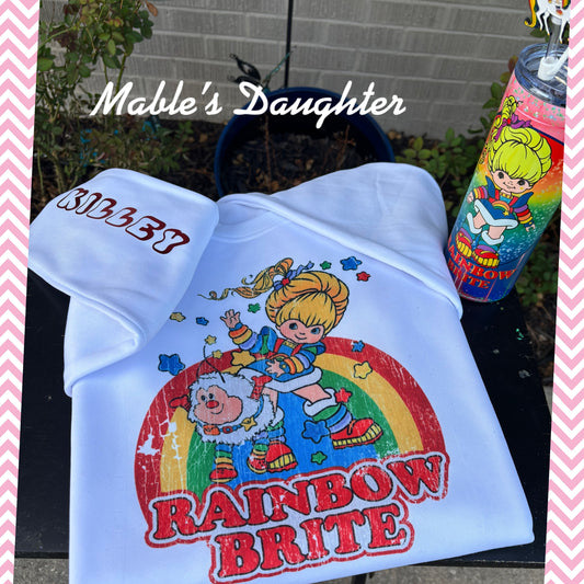 Rainbow Brite Vintage Shirt and Tumbler Set